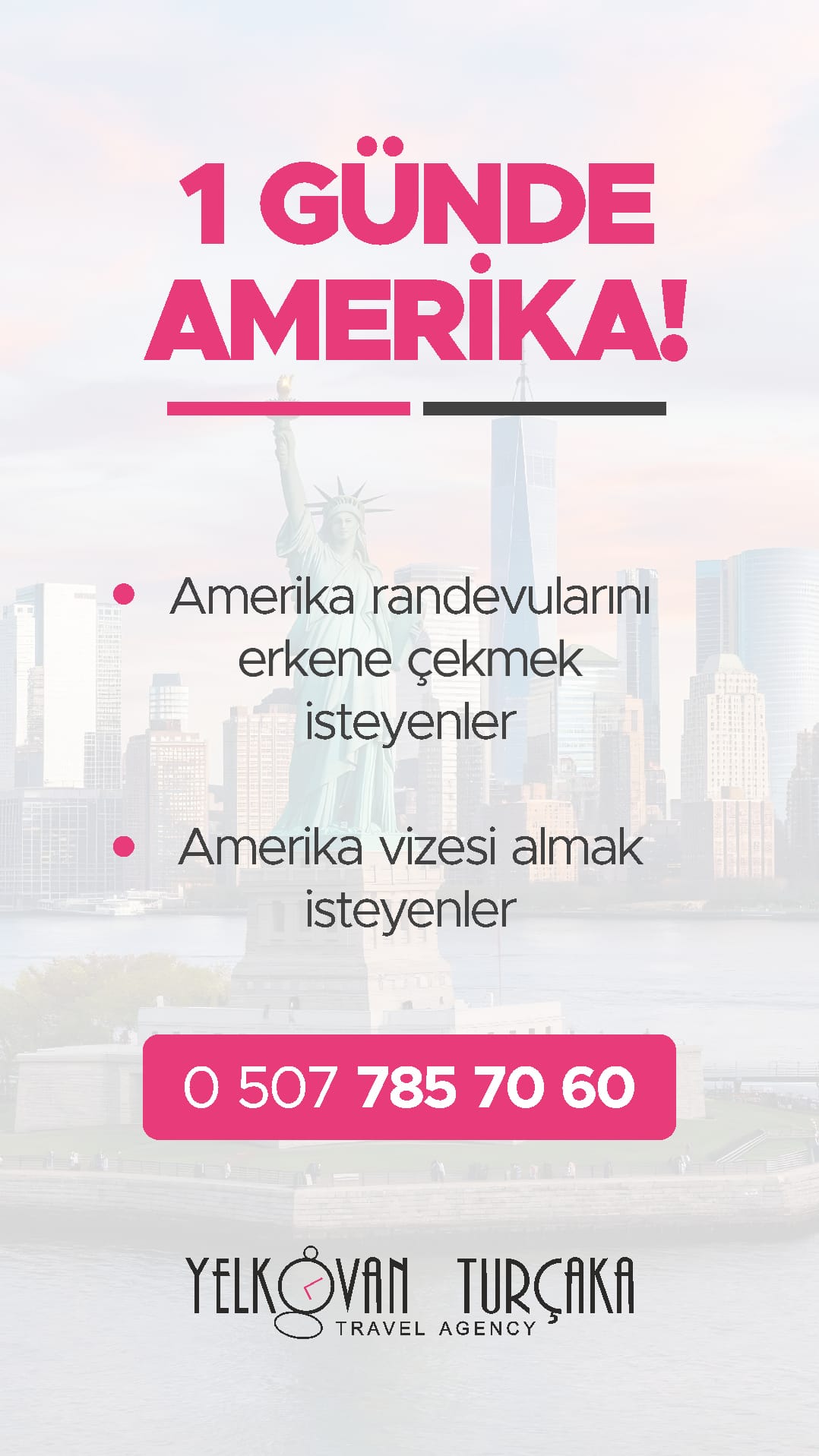 1 Günde Amerika Vizesi - Başvuru - Gerekli Evraklar