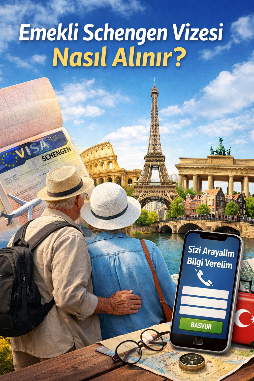 Emekliler İçin Schengen Vizesi Nasıl Alınır?